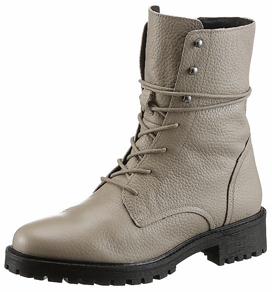 Geox Schnürstiefelette "D HOARA", Blockabsatz, Schnürboots mit Innenreißver günstig online kaufen