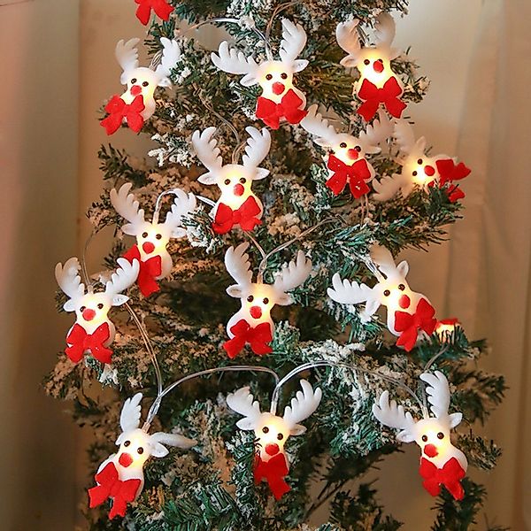Rosnek LED-Lichterkette LED Weihnachten Party Lichtervorhang, günstig online kaufen