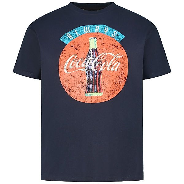 North T-Shirt mit "Coca Cola" Motiv-Print Farbe dunkelblau Größe: 8XL günstig online kaufen