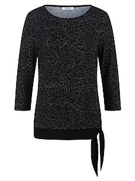 Rundhals-Shirt 3/4-Arm Peter Hahn schwarz günstig online kaufen