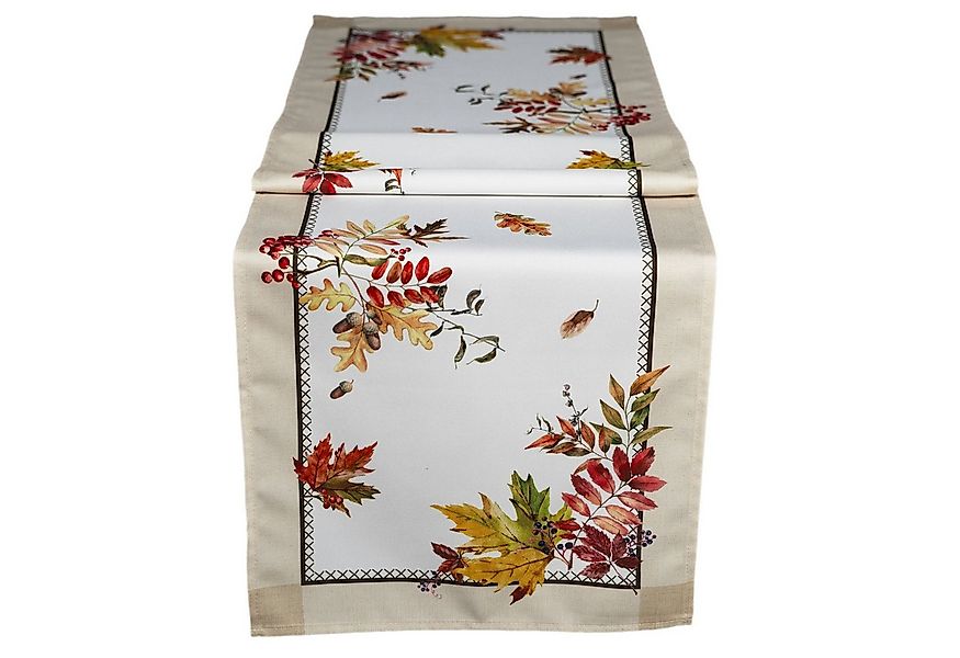 texpot Tischdecke Tischdecke mit Druckmotiv Herbstblätter (1-tlg) günstig online kaufen