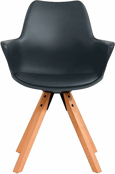 SalesFever Esszimmerstuhl "Monza - Stilvoller Armlehnstuhl fürs Esszimmer", günstig online kaufen