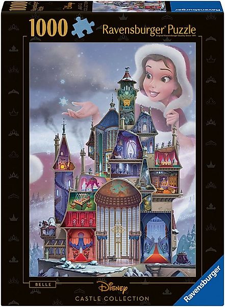 Ravensburger Puzzle Castle Collection - Disney Princess, Belle, 1000 Puzzle günstig online kaufen
