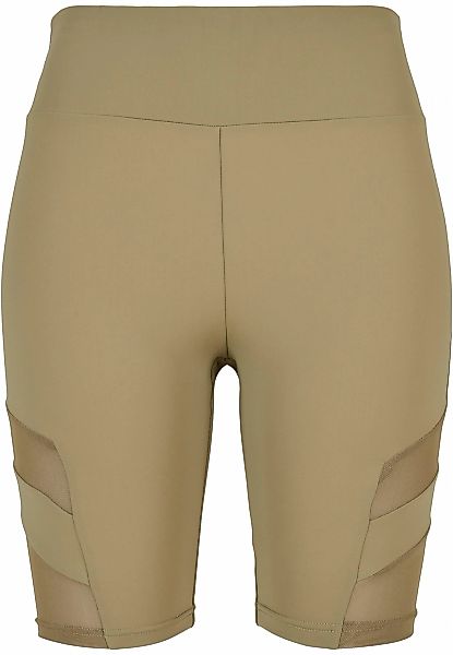 URBAN CLASSICS Stoffhose "Urban Classics Damen Ladies High Waist Tech Mesh günstig online kaufen