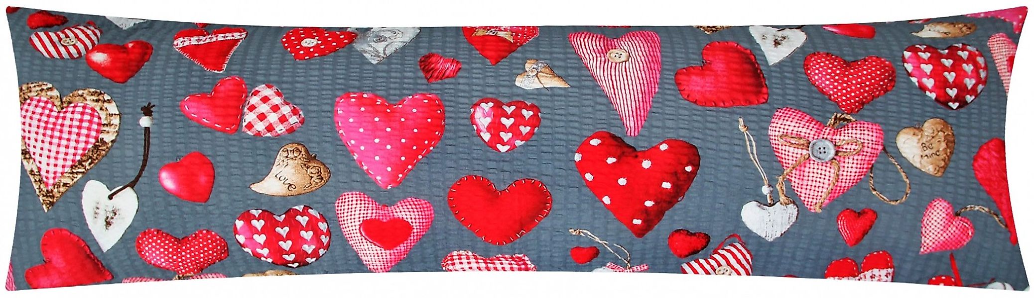 Heubergshop Seitenschläferkissenbezug, (1 Stück), Seersucker 40x145cm günstig online kaufen