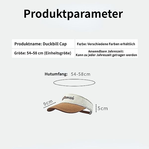 Blusmart Baseball Cap Sonnenblende mit Hohlkappe (Sport-, Lauf- und Tennisc günstig online kaufen