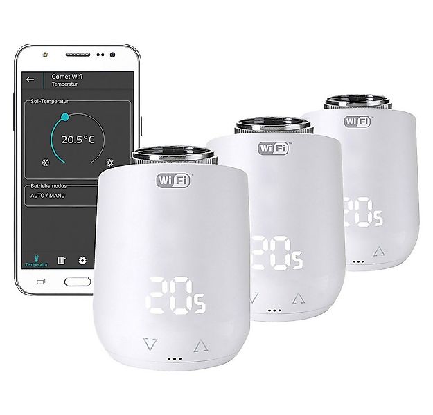 EUROtronic Heizkörperthermostat Eurotronic 700224 Comet WiFi Funk-Heizkörpe günstig online kaufen