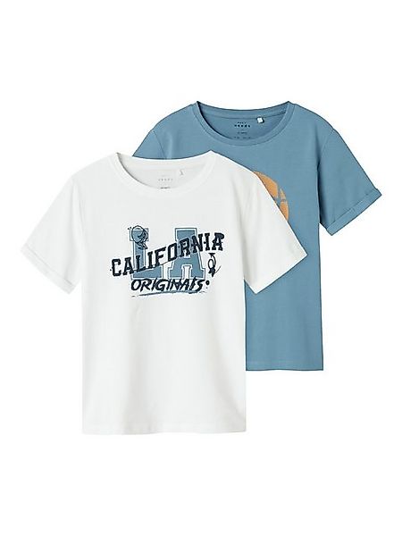 Name It Kurzarmshirt NKMVUX 2P SS TOP (Packung, 2-tlg) günstig online kaufen