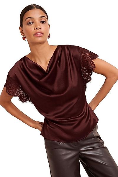 Friends Like These Satinbluse Friends Like These Satin-Bluse mit Spitze, Re günstig online kaufen