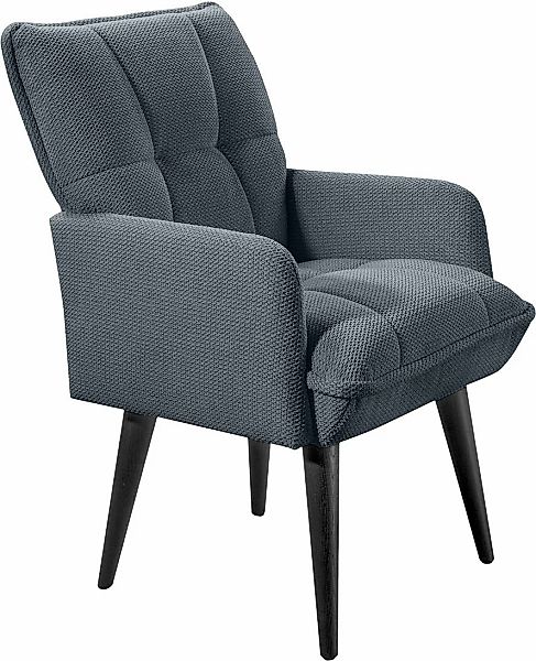 exxpo - sofa fashion Esszimmerstuhl "Mocca" () Armlehnenstuhl, bequem gepol günstig online kaufen