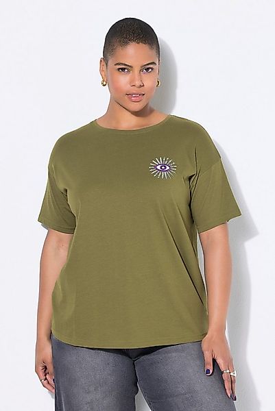 Studio Untold T-Shirt T-Shirt oversized Glitter-Eye Halbarm günstig online kaufen