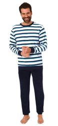 Normann Pyjama Herren Frottee Schlafanzug mit günstig online kaufen