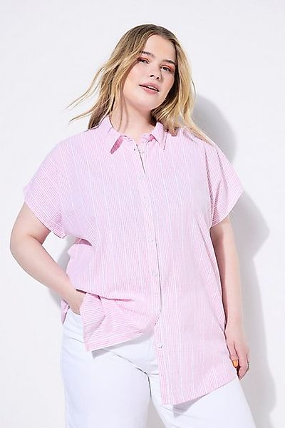 Studio Untold Druckbluse Blusenshirt oversized Strukturstreifen günstig online kaufen