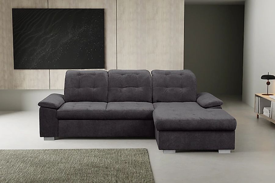 WERK2 Ecksofa »Carmen, mit Bettfunktion & Bettkasten, optional Sitztiefenve günstig online kaufen