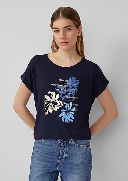 s.Oliver Shirttop T-Shirt aus Viskosemix im günstig online kaufen