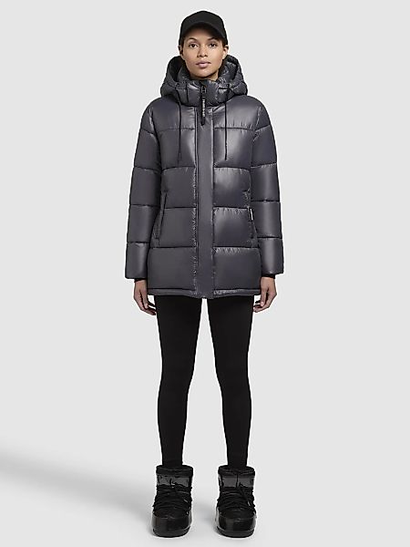 khujo Steppjacke "WORD3 SATIN" mit Kapuze günstig online kaufen