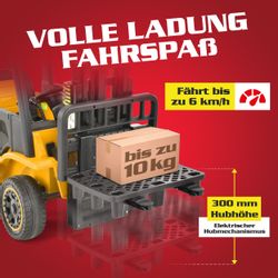 Hecht Spielzeug-Gabelstapler mit Fernbedienung, 12V Akku günstig online kaufen