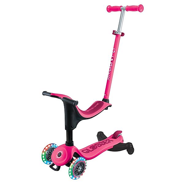 Globber Go-Up Sporty Lights 360 3in1 Aufsitzrad Laufrad Scooter 120/80mm 3- günstig online kaufen