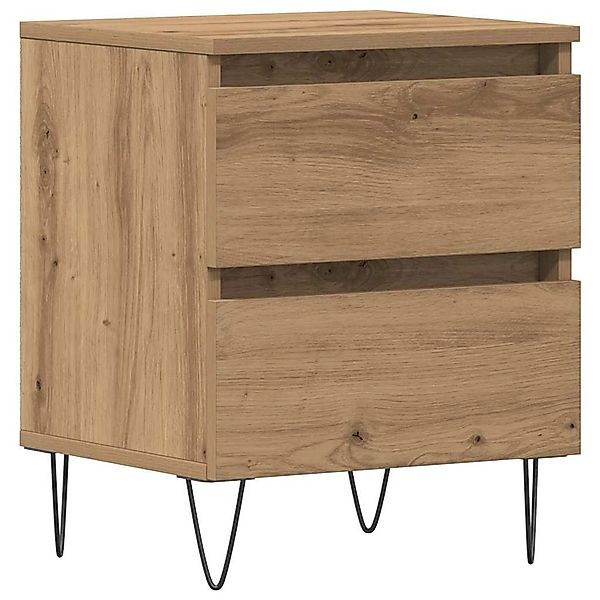 vidaXL Nachttisch Eiche Handwerklich 40 x 35 x 50 cm Holzwerkstoff 863484 günstig online kaufen