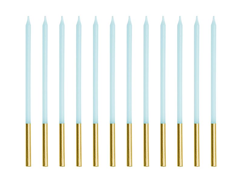 partydeco Geburtstagskerze, Geburtstagskerzen 14cm glatt 12er günstig online kaufen