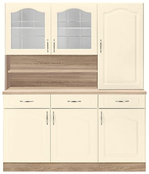 wiho Küchen Küchenbuffet "Linz", 150 cm breit, in Landhaus-Optik günstig online kaufen