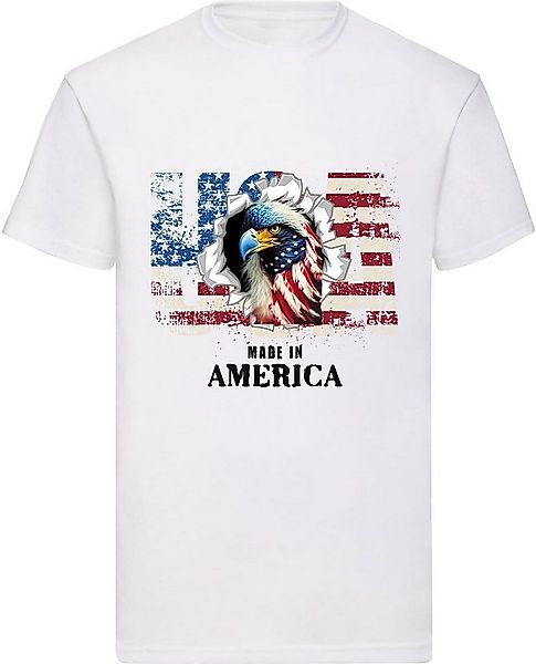 Banco T-Shirt Herren T-Shirt USA Adler Independence Day (01) 100% Baumwolle günstig online kaufen