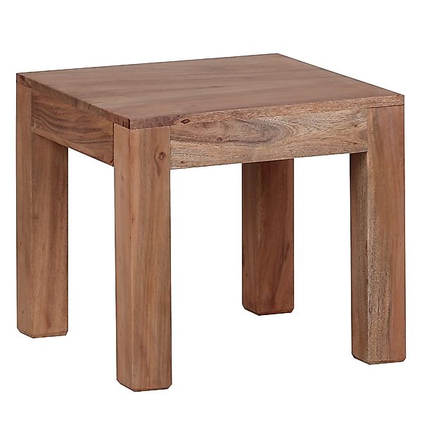 FINEBUY Couchtisch Couchtisch Massiv-Holz 45cm Wohnzimmertisch günstig online kaufen