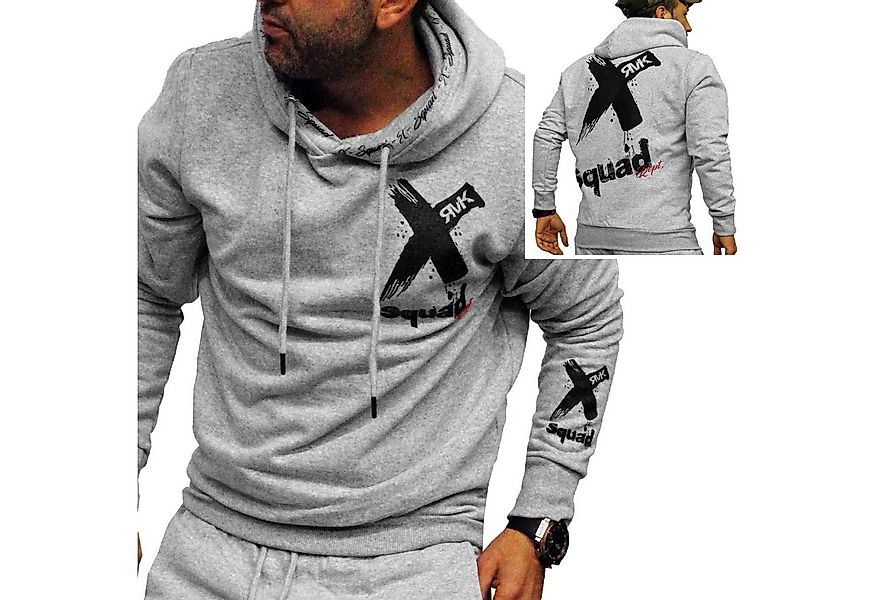 RMK Hoodie Herren Pullover mit Kapuze Pulli Kapuzenpullover Langarm X mit B günstig online kaufen