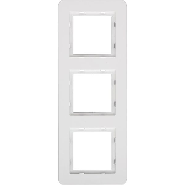 Elektromaterial Abdeckrahmen Leonie 3-fach Weiß günstig online kaufen