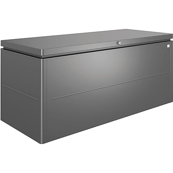 Biohort Loungebox 200 Aufbewahrungsbox 200x84x88,5cm Dunkelgrau-Metallic günstig online kaufen