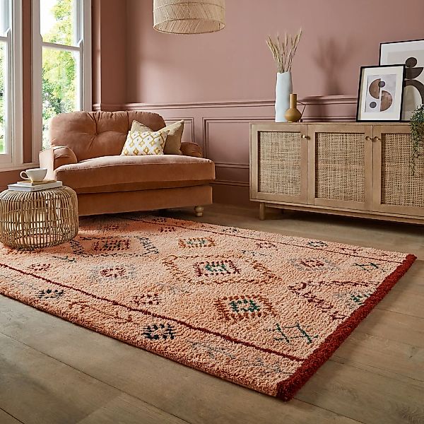 FLAIR RUGS Wollteppich "Sahara Shaggy" rechteckig 25 mm Höhe Sahara Shaggy günstig online kaufen