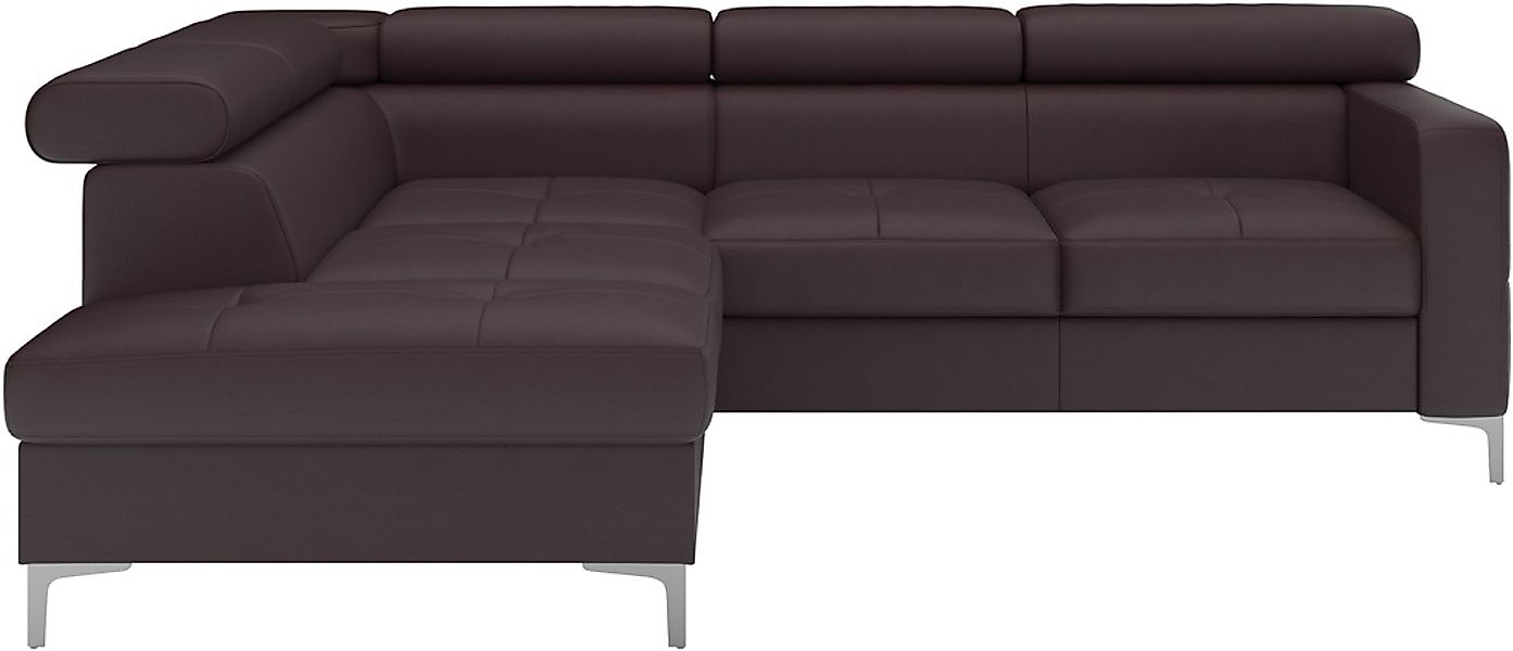 COTTA Ecksofa "Sammy L-Form" mit Kopfteilverstellung, wahlweise mit Bettfun günstig online kaufen