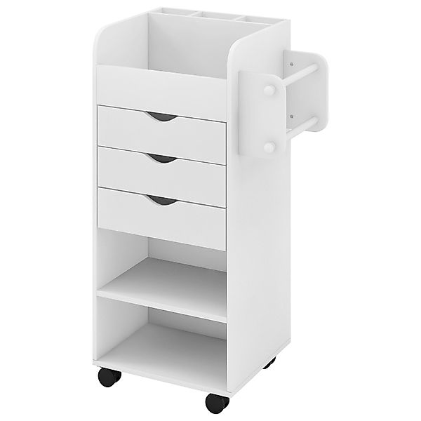 COSTWAY Rollcontainer, mit 3 Schubladen, Fächern günstig online kaufen