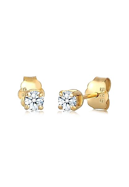 Elli DIAMONDS Paar Ohrstecker Klassisch Solitär günstig online kaufen