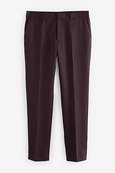 Next Anzughose Strukturiert Anzughose aus Wolle – Tailored Fit (1-tlg) günstig online kaufen