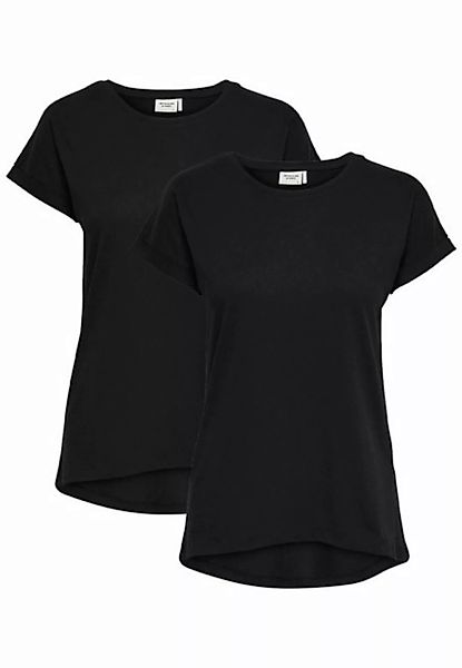JACQUELINE de YONG T-Shirt T-Shirt 2-er Stück Pack Kurzarm Basic Blusen Set günstig online kaufen