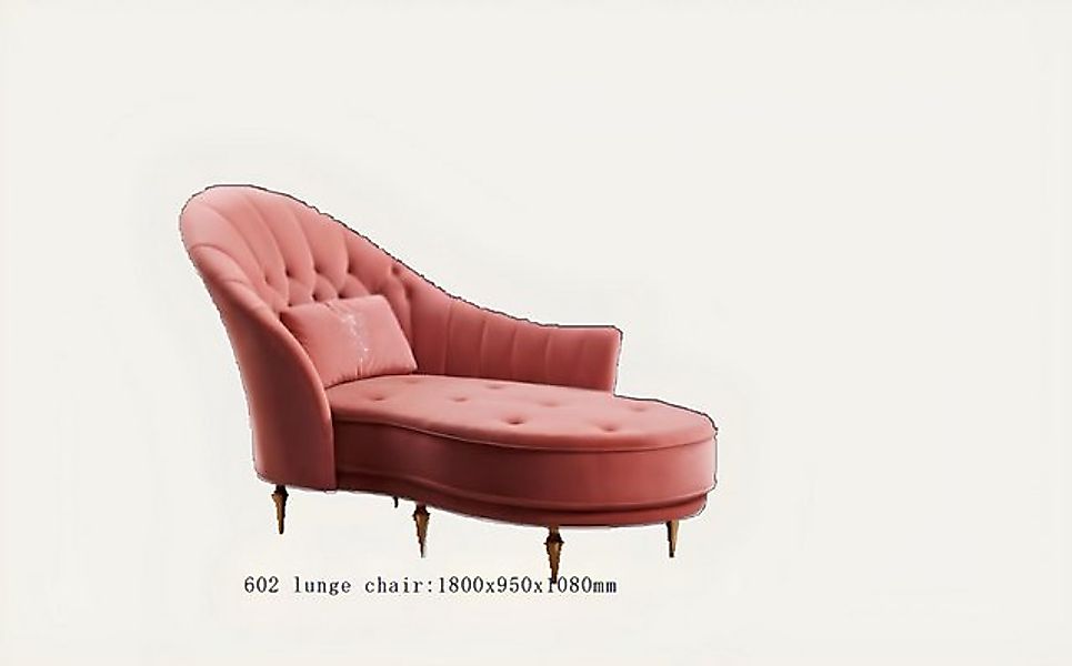 JVmoebel Chaiselongue Chesterfield Chaiselongue Liege Chesterfield Luxus So günstig online kaufen