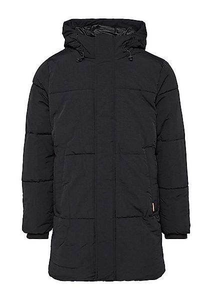 QS Steppjacke Mantel (1, 1-St) gesteppt, Kapuze, verdeckte Knopfleiste günstig online kaufen