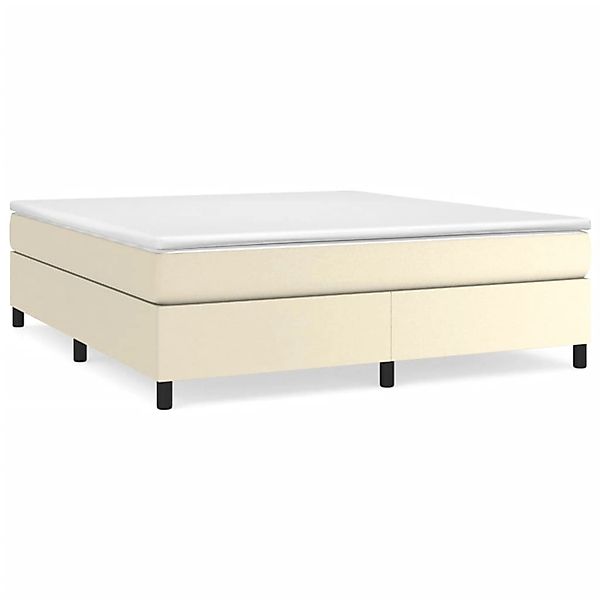 vidaXL Boxspringbett Creme 180x200 cm Kunstleder1465988 günstig online kaufen