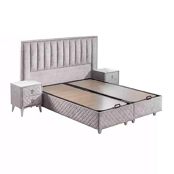 Xlmoebel Bett Hotel Doppelbett mit Holzrahmen und Polsterung - Luxuriöses D günstig online kaufen