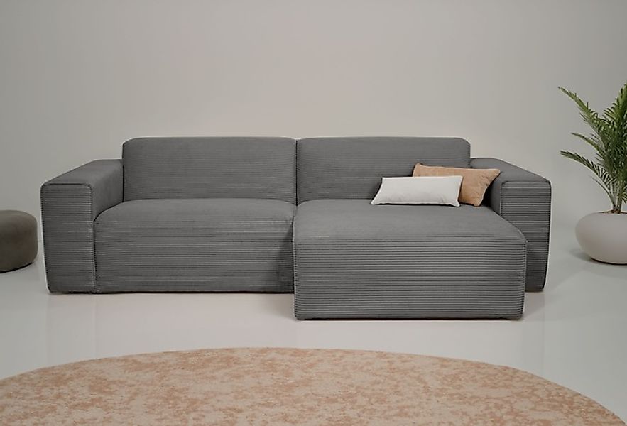 OTTO home Ecksofa »Koa, 228 cm, L-Form, Modulsofa in Cord, Chenille, Strukt günstig online kaufen