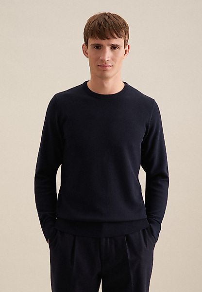 seidensticker Strickpullover Schwarze Rose Rundhals günstig online kaufen