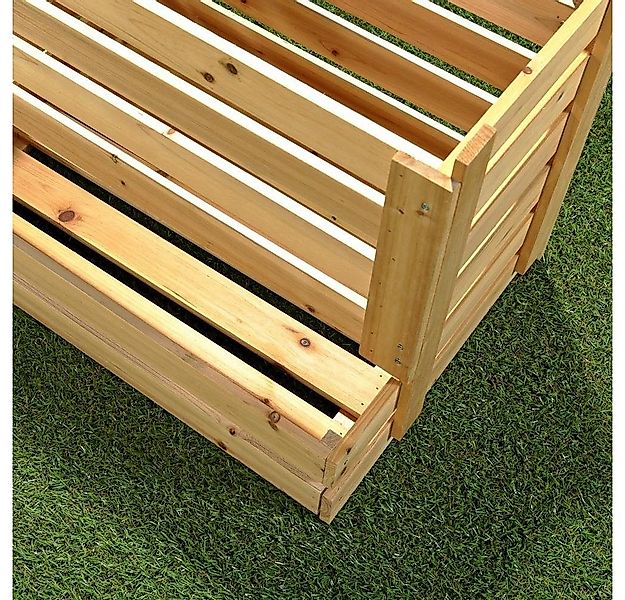 Melko Holzkiste Vorratskiste Kartoffelkiste Universalkiste aus Holz Aufbewa günstig online kaufen