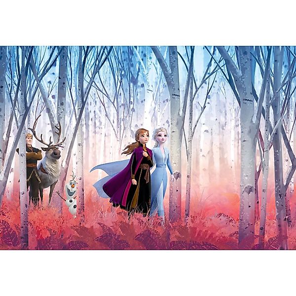 Disney Fototapete Die Eiskönigin Lila und Blau 368 x 254 cm 610956 günstig online kaufen