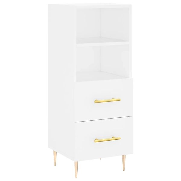 vidaXL Sideboard Weiß 34,5x34x90 cm Holzwerkstoff 828652 günstig online kaufen