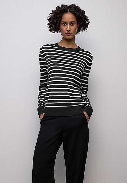 STREET ONE Rundhalspullover Rundhalsausschnitt günstig online kaufen