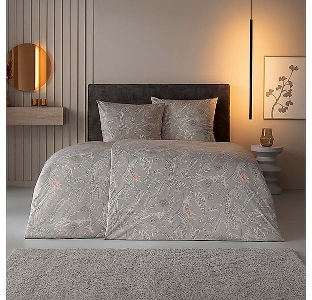 Estella Bettwäsche Estella Mako Jersey Bettwäsche 135x200 Amelie natur Orna günstig online kaufen