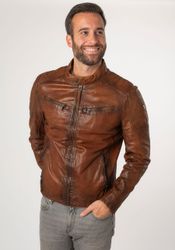 Mauritius Lederjacke "MMReeser" mti Reißverschluss, Stehkragen, Reißverschl günstig online kaufen