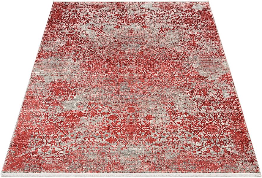 Musterring Teppich   ¦ rot ¦ Viskose,Synthetische Fasern ¦ Maße (cm): B: 16 günstig online kaufen