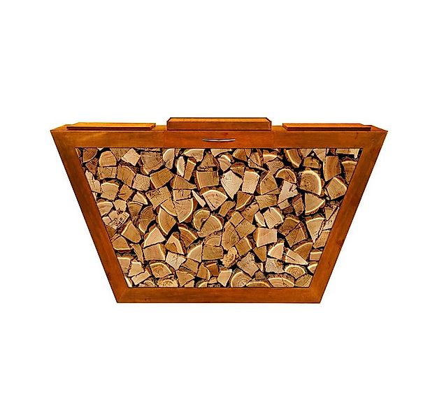 HOME DELUXE Feuerstelle Holzlege PAULO, (1-St), Made in Germany- Edelstahl günstig online kaufen